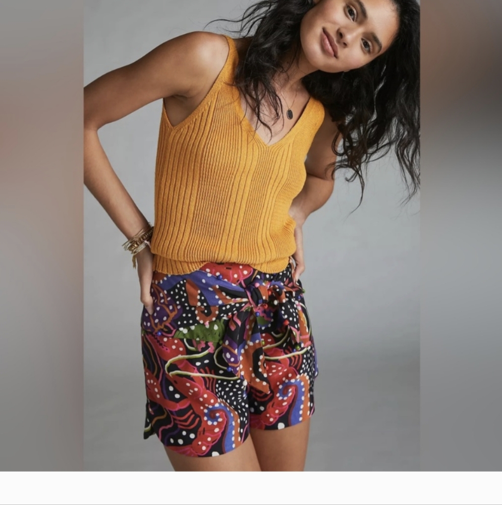 FARM Rio Colorful High Waist Shorts